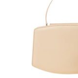 Beige Structured Handbag